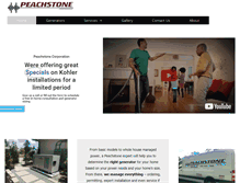 Tablet Screenshot of peachstone.com